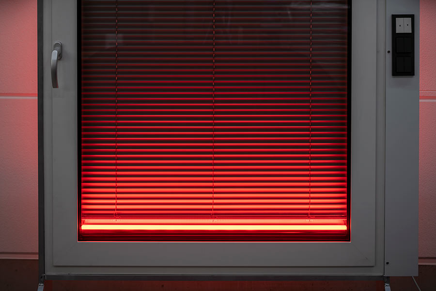 Effektbeleuchtung Fenster Corporate Lighting RGBW Leuchte Luxsystem