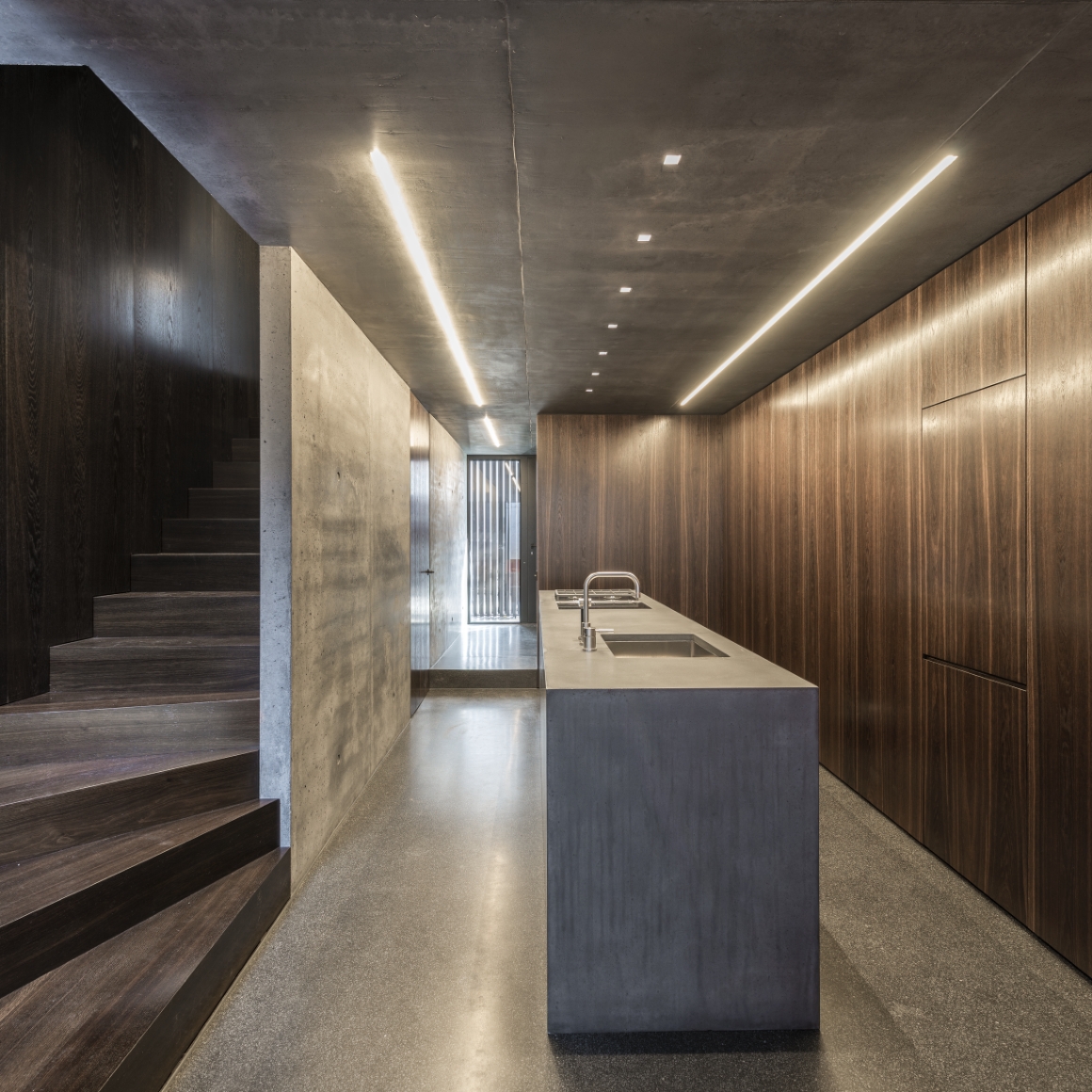 Beleuchtung Privathaus München LED Leuchten Luxsystem von Hadler