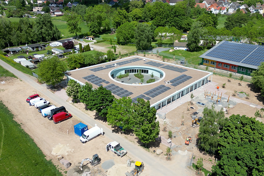 LED-Leuchten Projekt Kita Felsberg