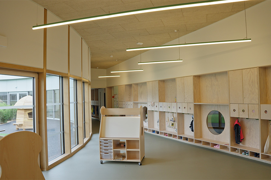 LED-Leuchten Projekt Kita Felsberg