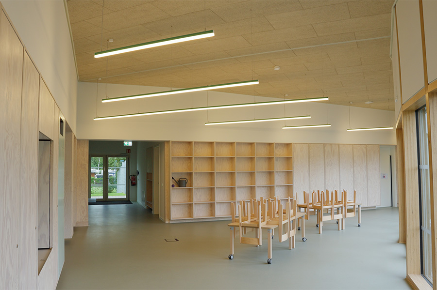 LED-Leuchten Projekt Kita Felsberg