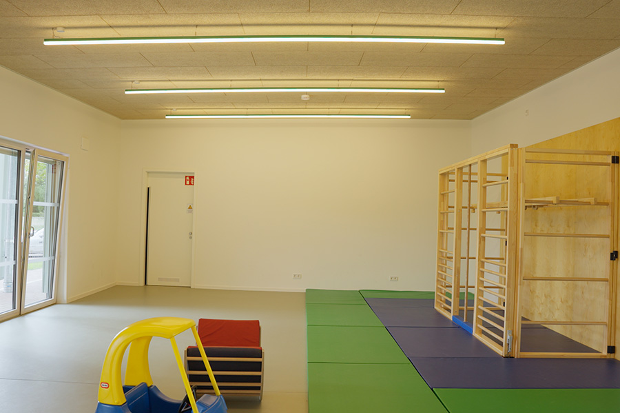 LED-Leuchten Projekt Kita Felsberg