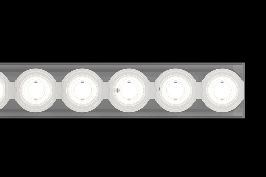 Licht im Homeoffice UGR kleiner 19 LED Leuchte 20.2 von Luxsystem Lichtfarbe TW